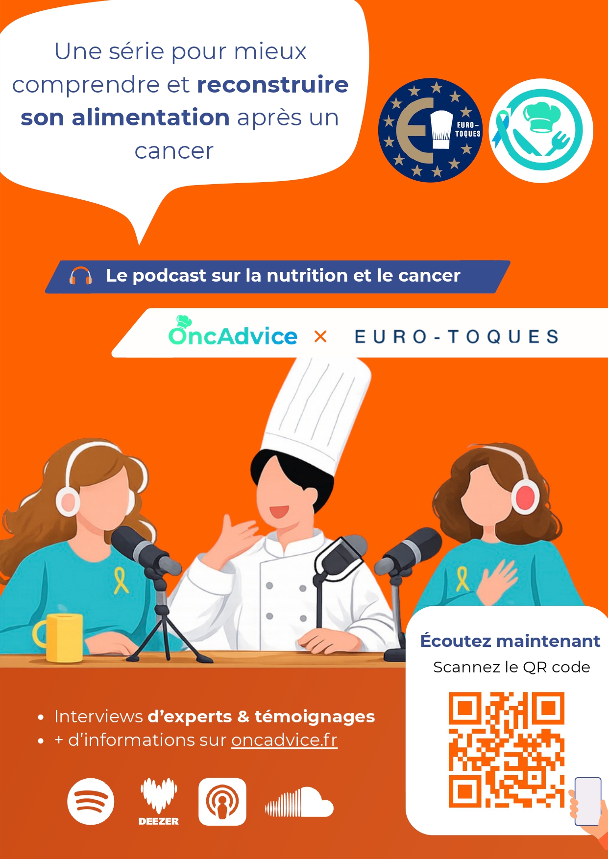 Affiche Oncadvice x Euro Toques